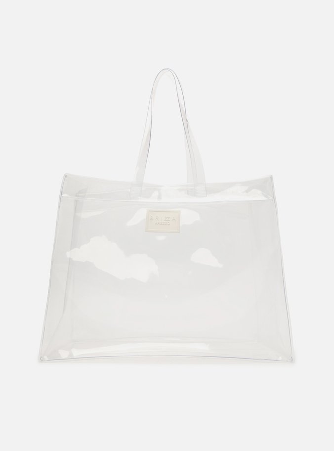 Bolsa Shopping Branca Vinil Liz Grande Brizza