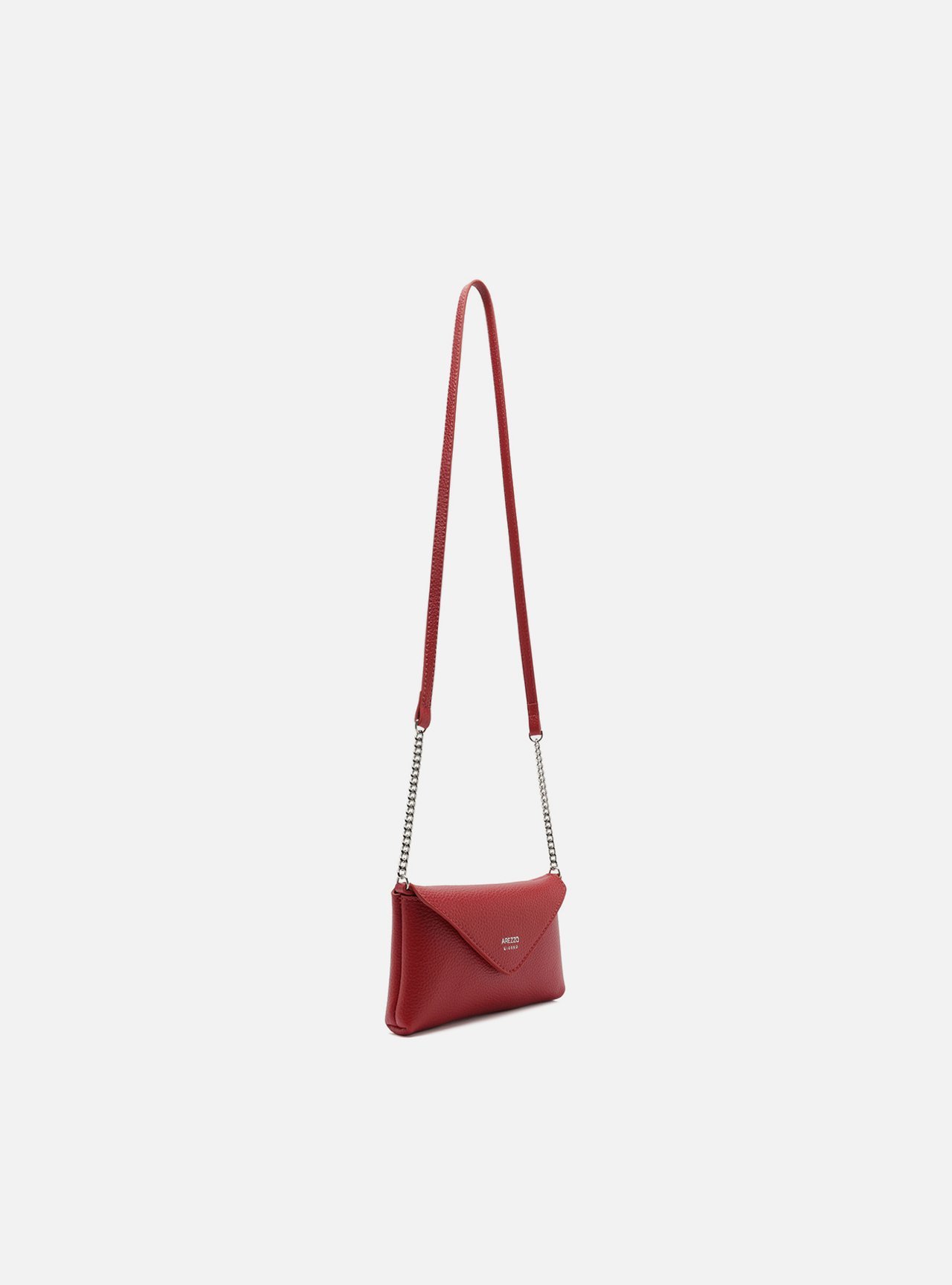 Bolsa Tiracolo Vermelha Giorno Pequena Envelope — foto 5