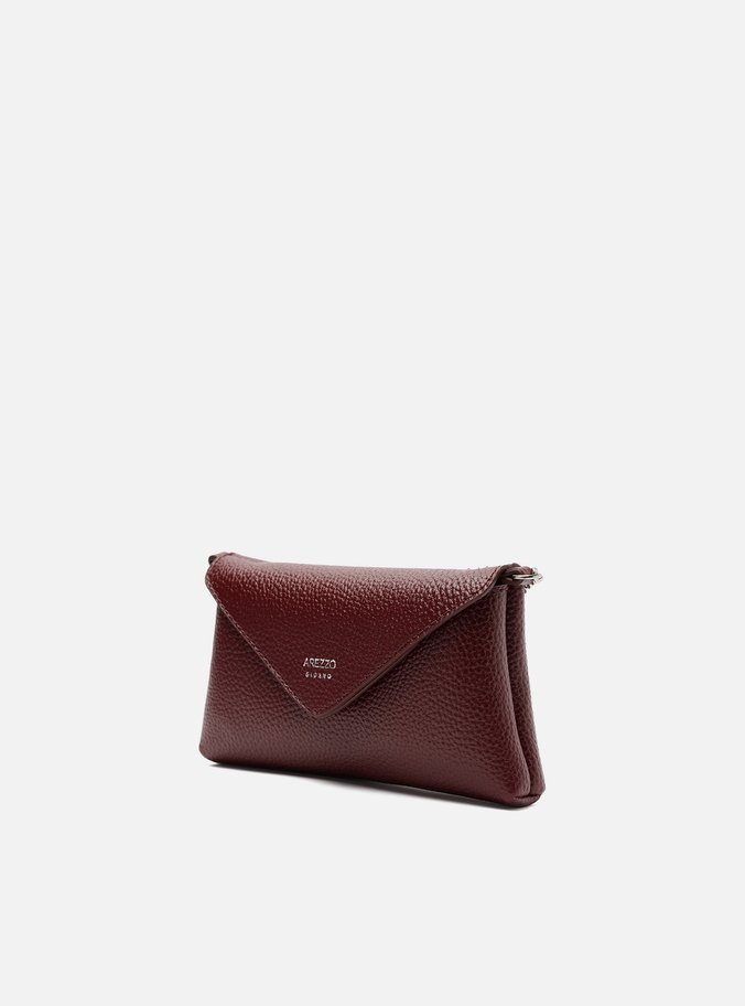 Bolsa Tiracolo Vinho Giorno Pequena Envelope