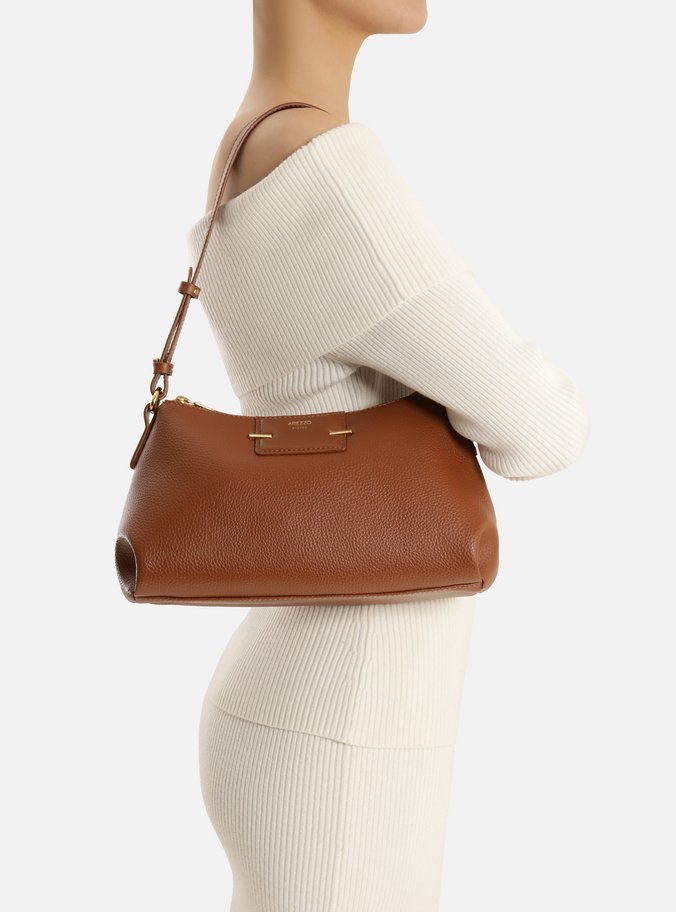 Bolsa Shoulder Marrom Média