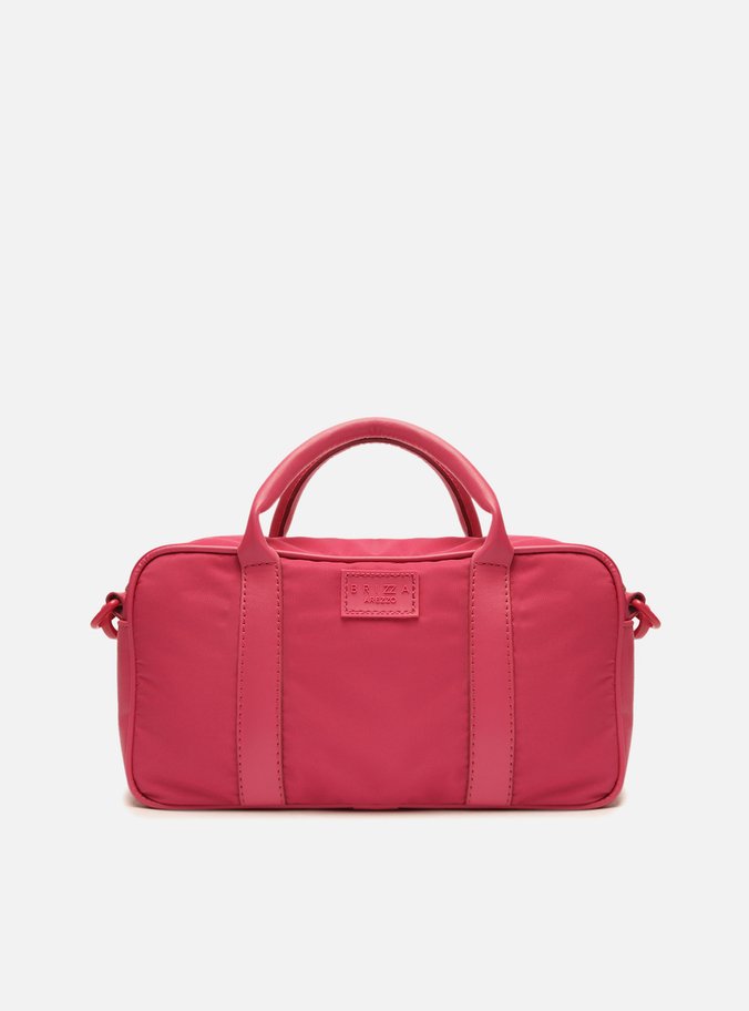 Bolsa Tiracolo Rosa Nylon Pequena Brizza