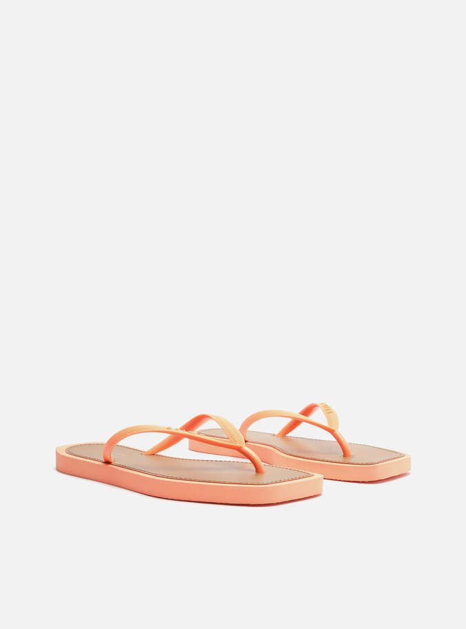 Chinelo de Dedo Laranja Square Recouro Brizza