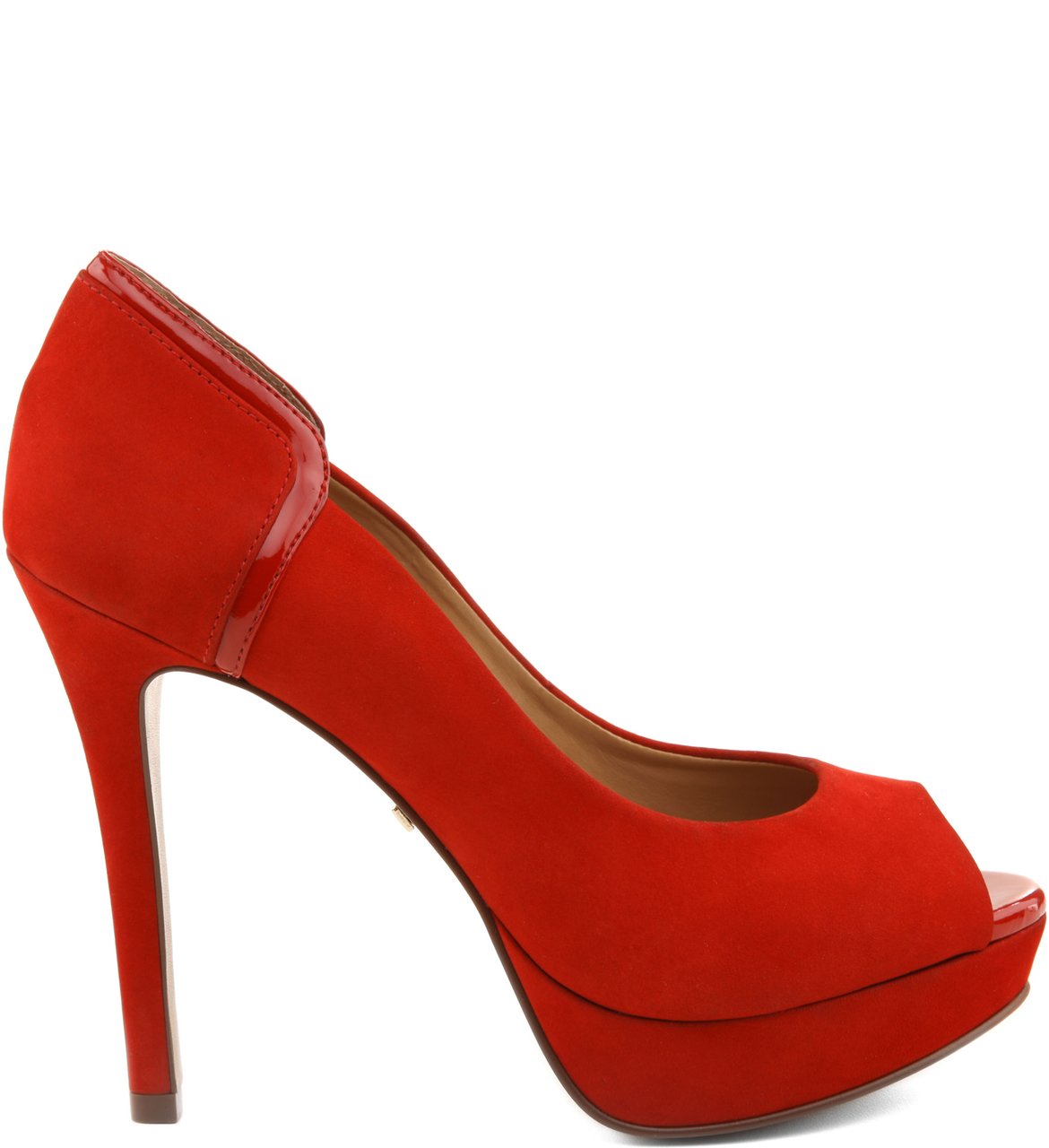 Peep toe 2025 vermelho arezzo