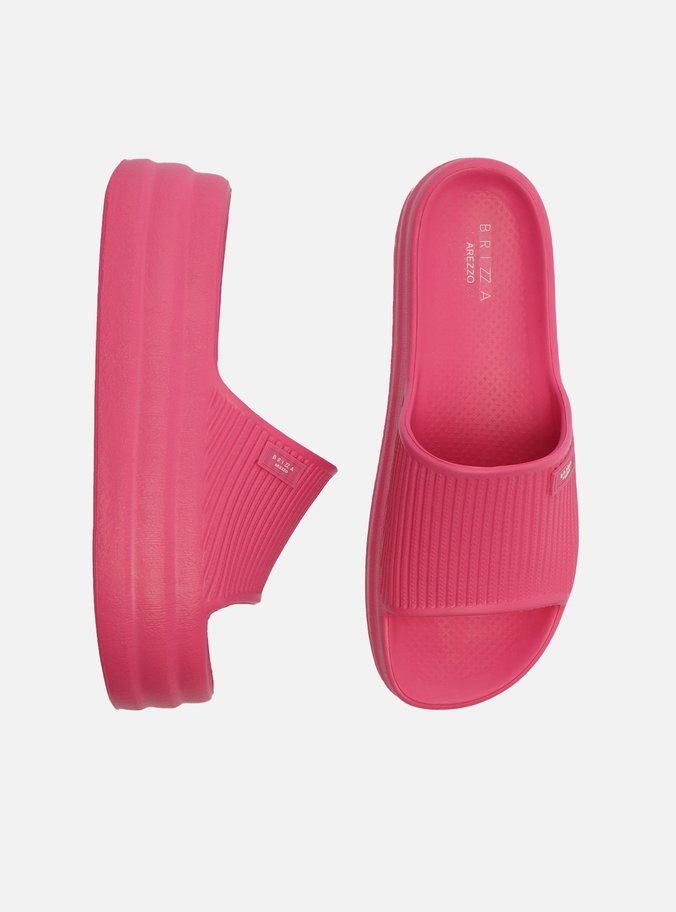 Sandália Rosa Flatform Brizza