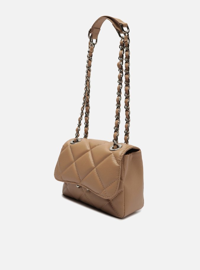 Bolsa Tiracolo Nude Couro Mizz Pequena