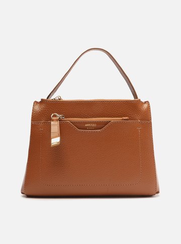 Bolsa Tote Marrom Emily Grande Croco