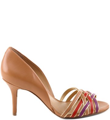 Scarpin PeepToe Colorido