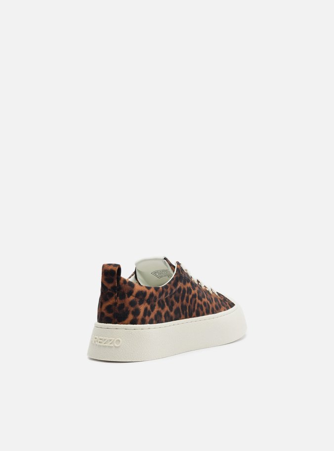 Tênis Animal Print Amarração Casual
