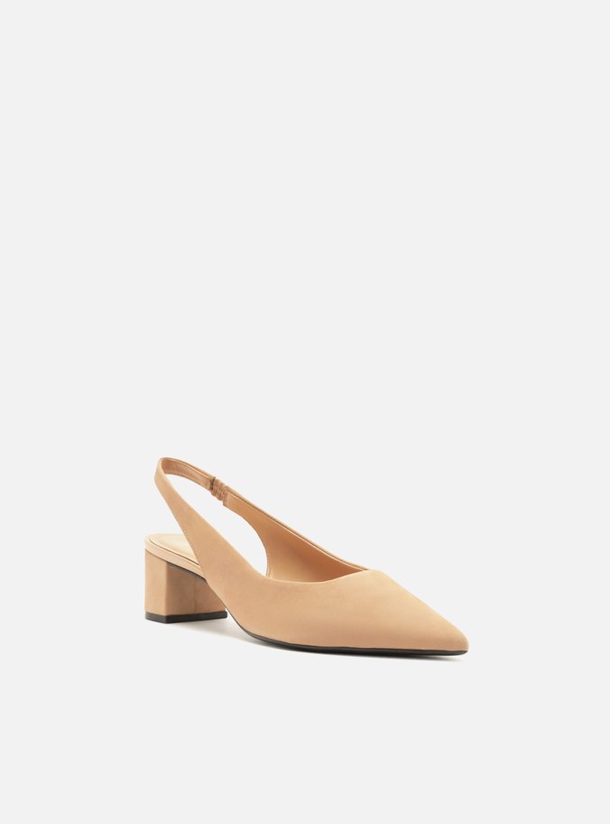 Scarpin Nude Salto Baixo Helena