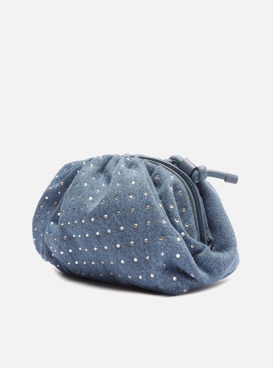 Bolsa Tiracolo Jeans Strass Aysha Média