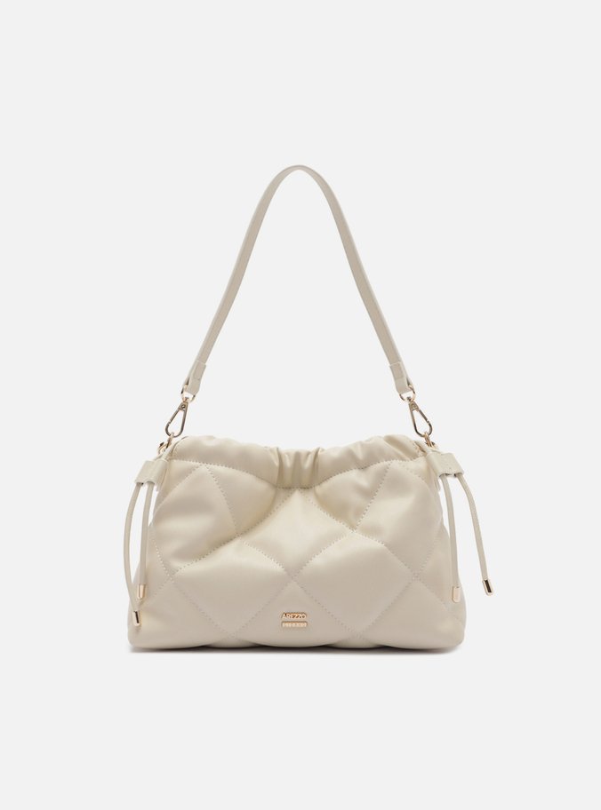 Bolsa Shoulder Off White Matelassê