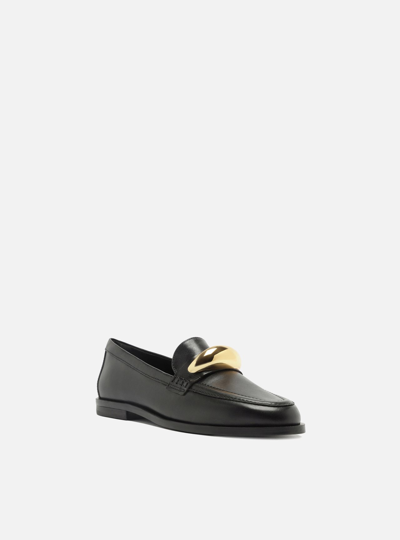 Mocassim Preto Couro Metal Bold Silvia Braz — foto 2