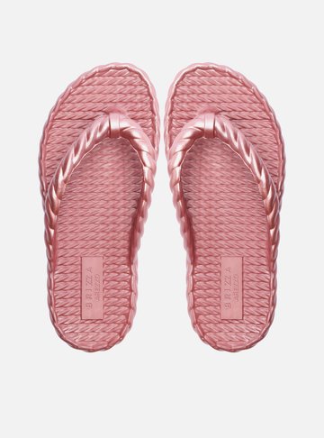 Sandália Rosa Flatform Marrocos Mid