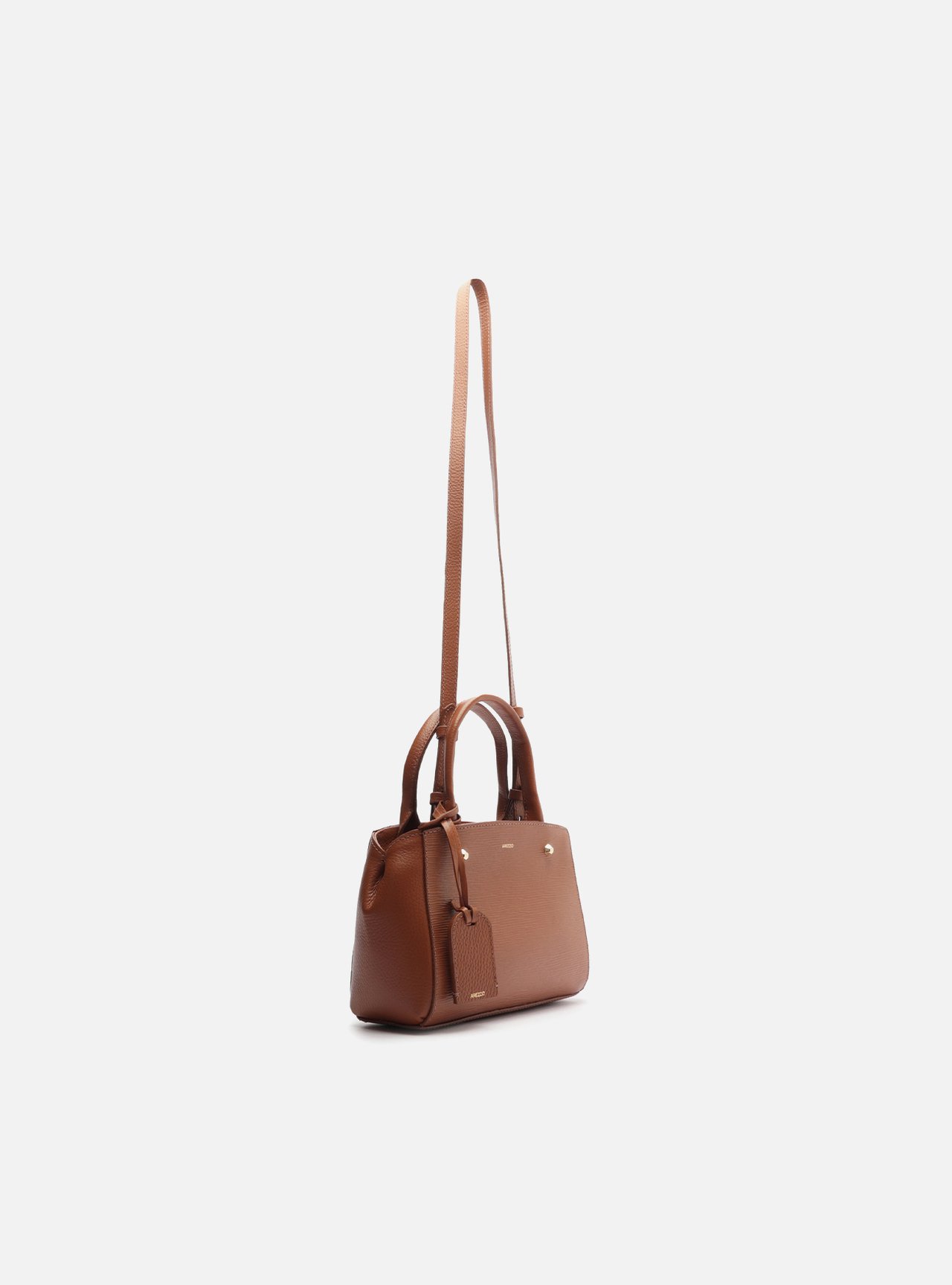 Bolsa Tote Caramelo Couro Bella Pequena — foto 4