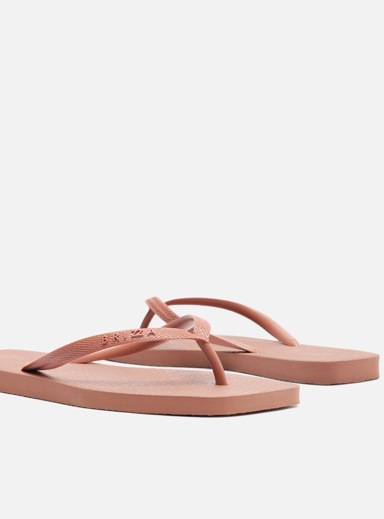 Chinelo de Dedo Rosa Blush Básico Square Brizza — foto 4