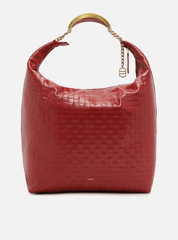 Bolsa Hobo Vermelha Grande