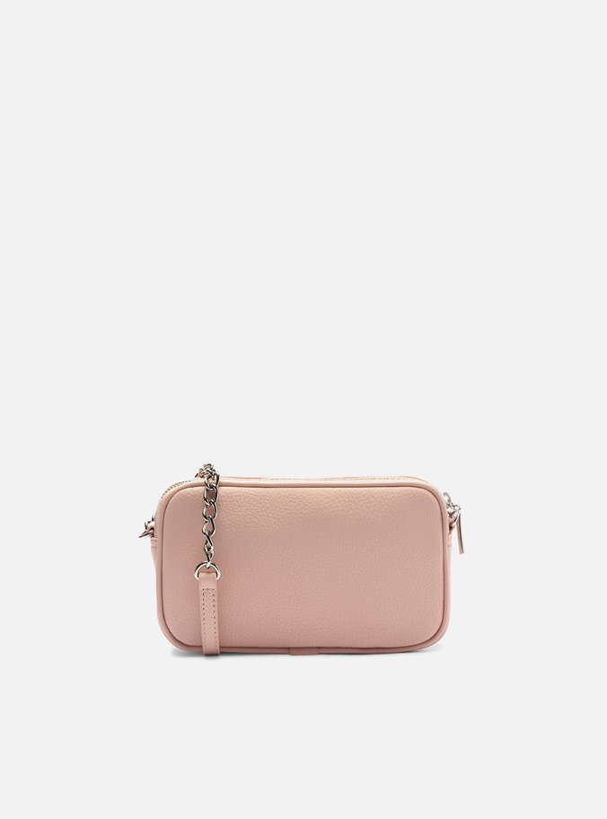Bolsa Tiracolo Rosa Pequena Corrente Basic