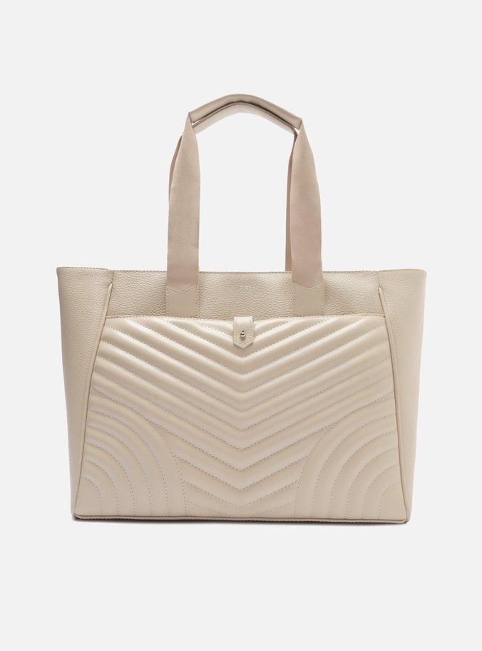 Bolsa Shopping Branca Matelassê Grande