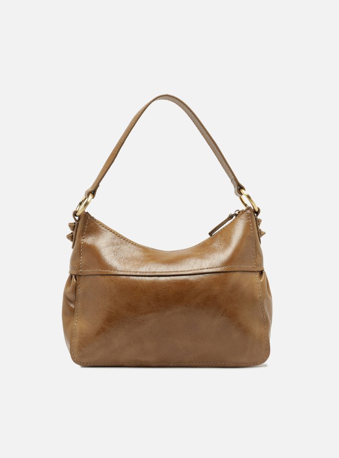 Bolsa Tiracolo Caramelo Couro Estonado Média Bolso