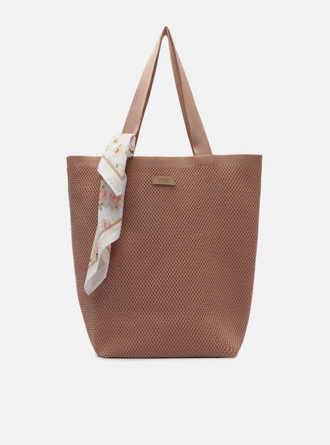 Bolsa Shopping Multicolorida Knit Grande Nó Brizza