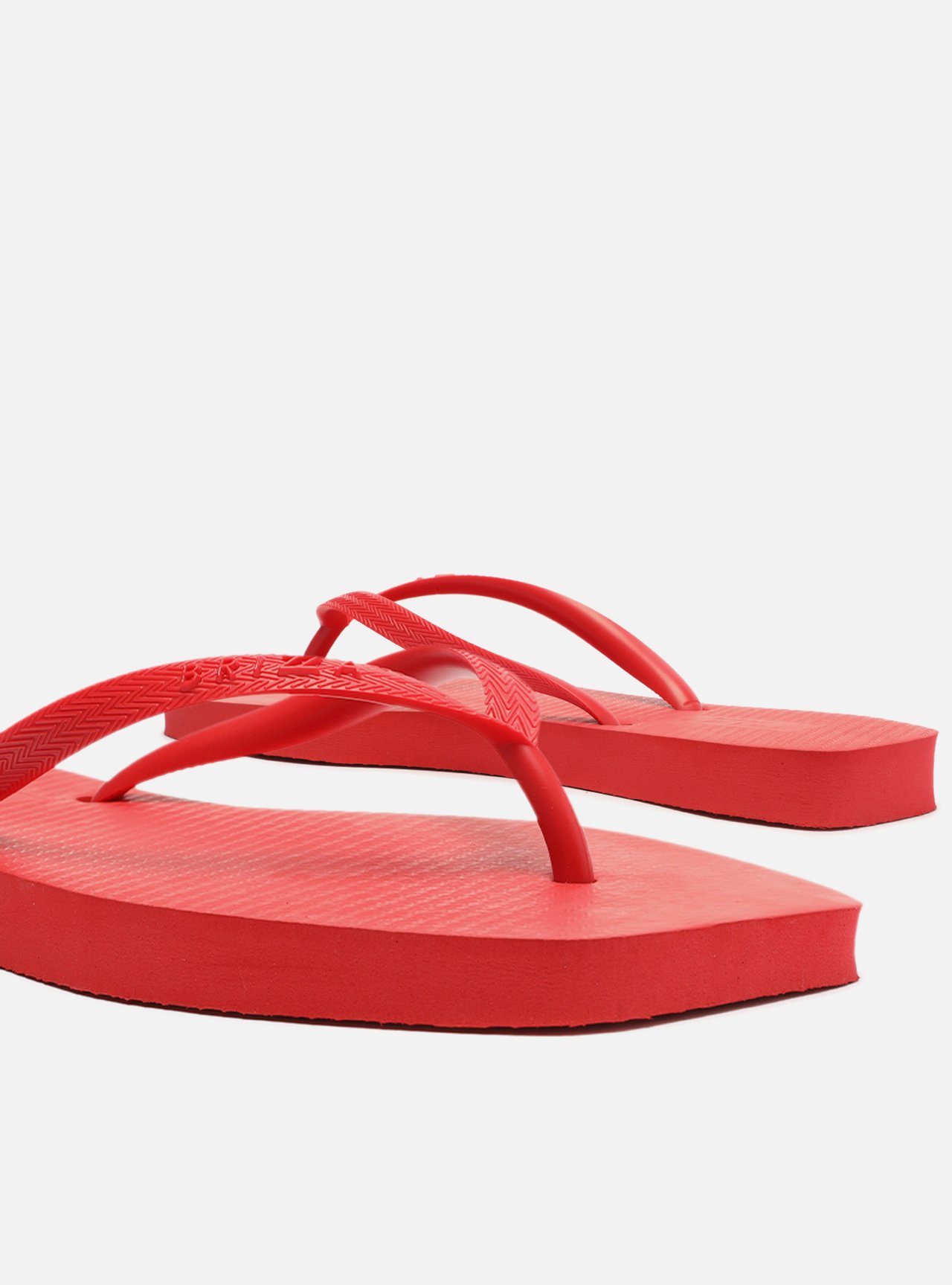 Chinelo de Dedo Vermelho Básico Square Brizza — foto 5
