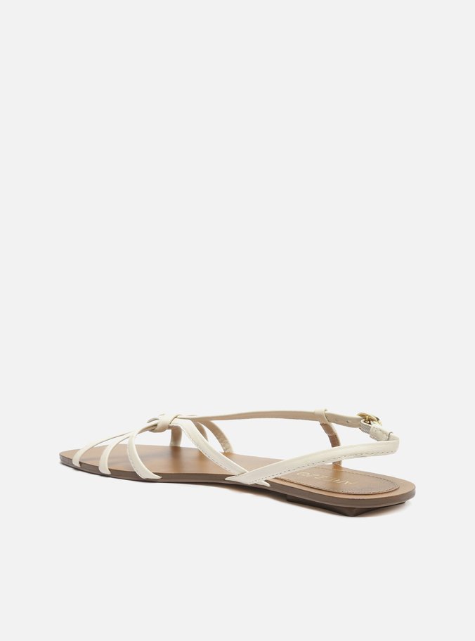 Sandália Rasteira Off-White Eva