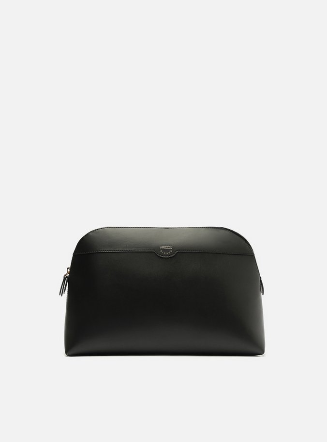 Necessaire Preta Zíper Tag