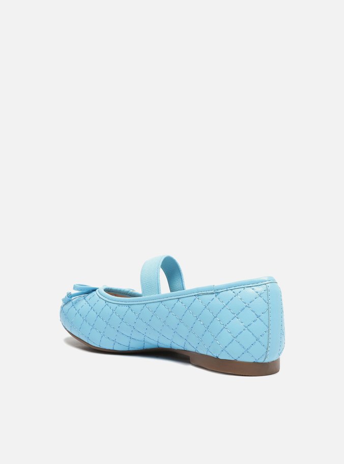 Sapatilha Infantil Azul Matelassê Elástico