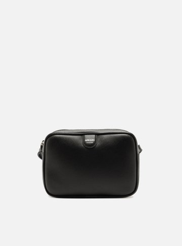 Arezzo — Bolsa Tiracolo Preta Pequena Metais