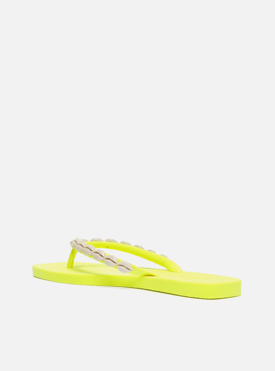 Chinelo Bico Quadrado Amarelo Búzios Brizza Fun