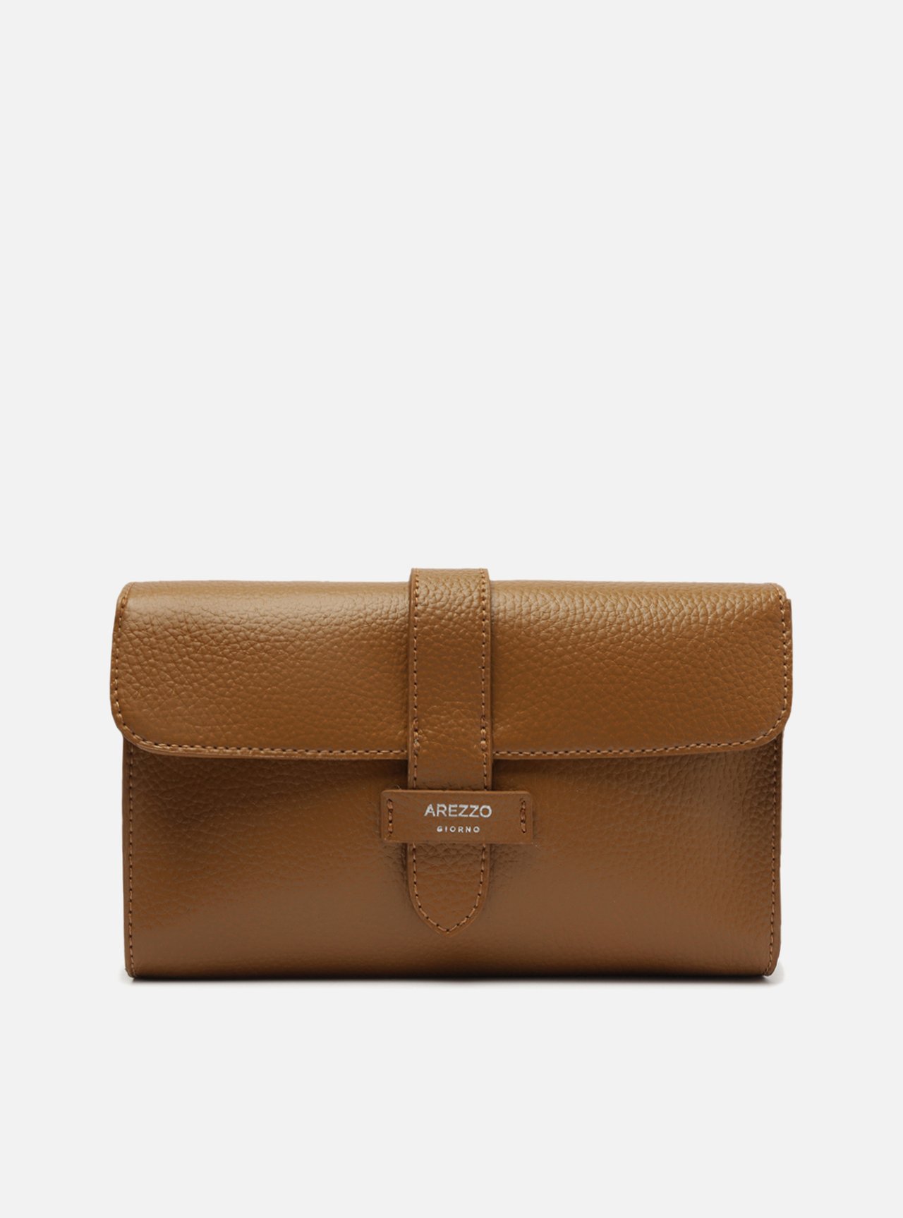 Bolsa Tiracolo Marrom Betina Pequena Caramelo — foto 1