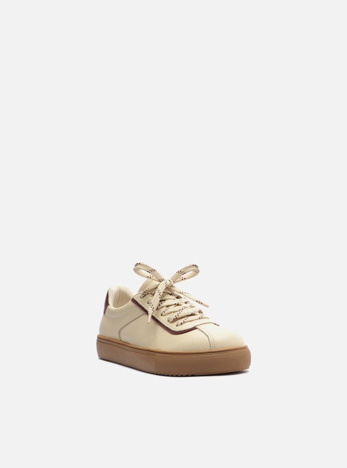 Tênis Off-White Couro Sola Baixa Básico