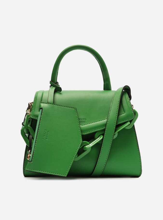 aozora Bolsa Satchel Verde Iara Sport Média | Arezzo