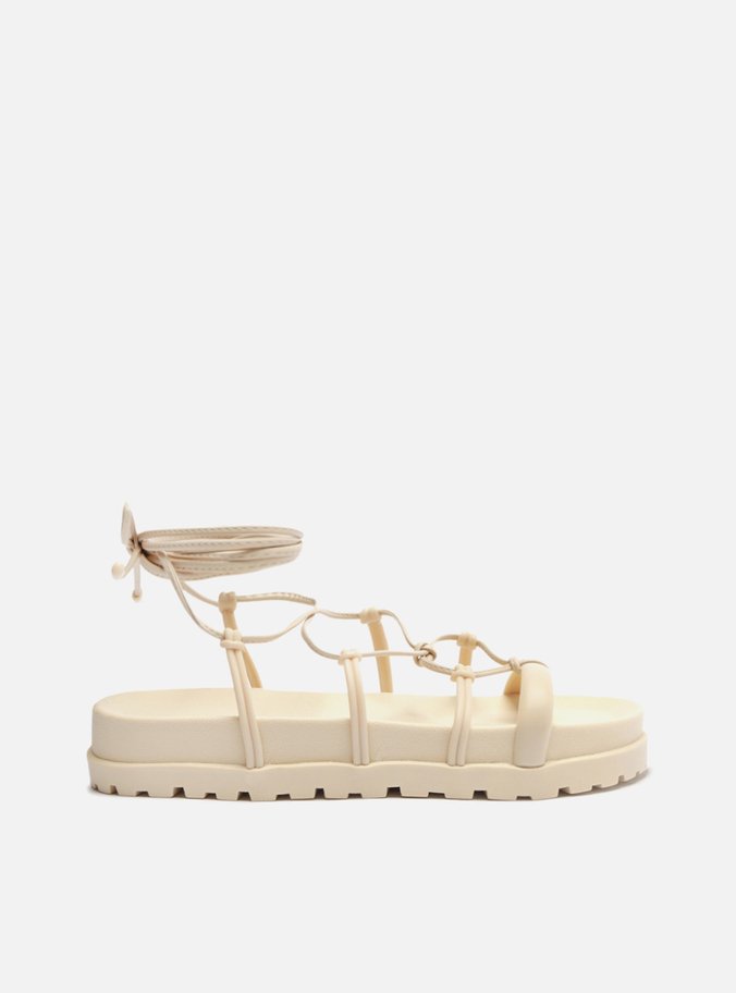 Sandália Papete Off-White Amarração Nós Brizza