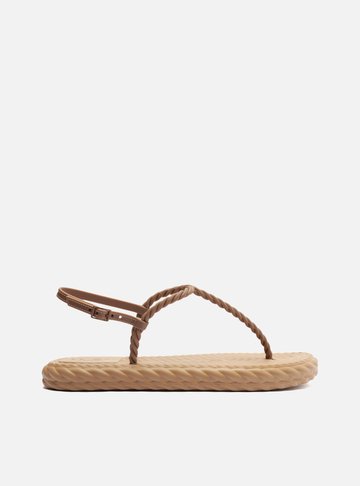 Sandália Marrom Slim Marrocos Brizza
