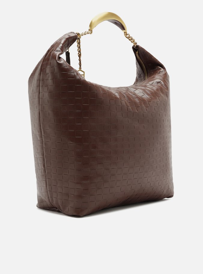 Bolsa Hobo Marrom Grande