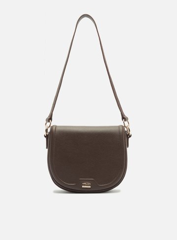 Bolsa Tiracolo Marrom Pequena