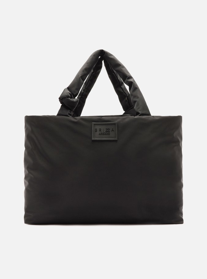 Bolsa Shopping Preta Nylon Bella Grande