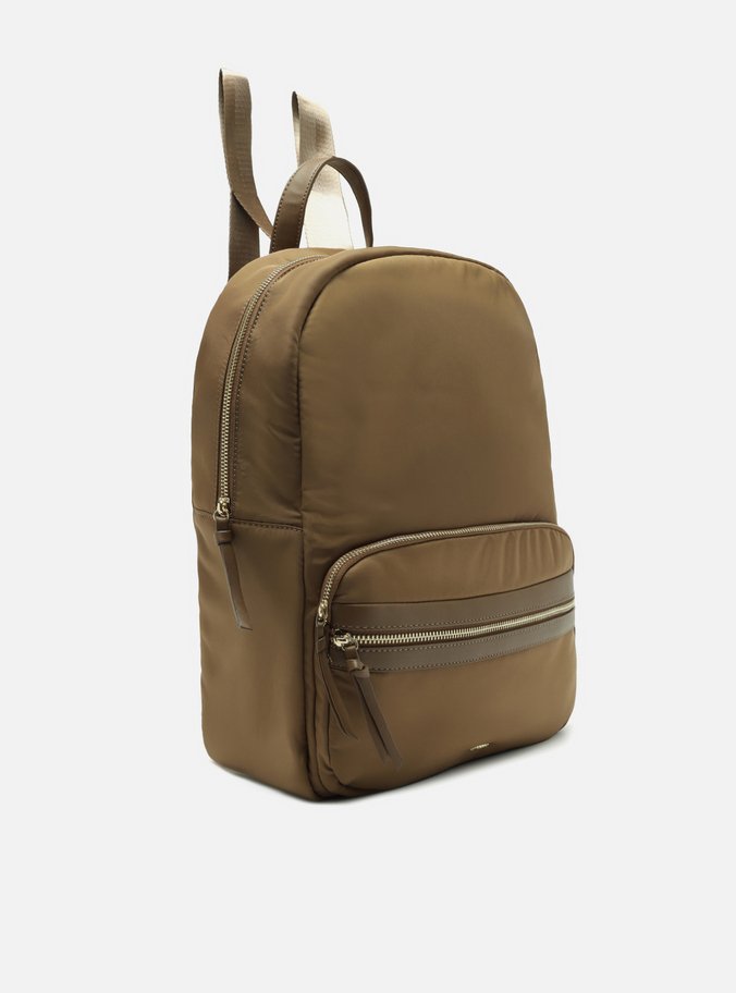 Mochila Marrom Nylon Grande