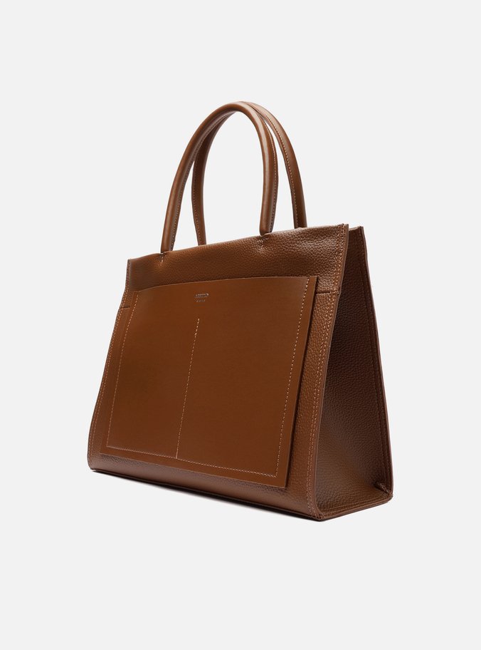 Bolsa Shopping Caramelo Grande Bolso Recorte