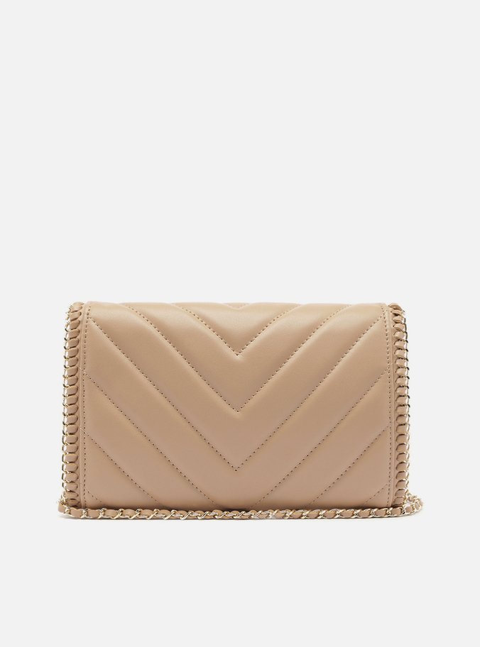 Bolsa Tiracolo Nude Pequena Matelassê Corrente