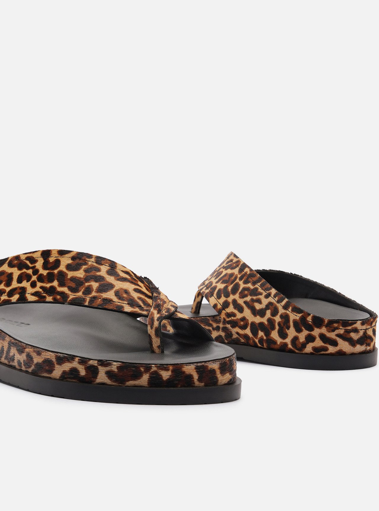 Sandália Papete Animal Print Tiras Largas Dedeira — foto 4