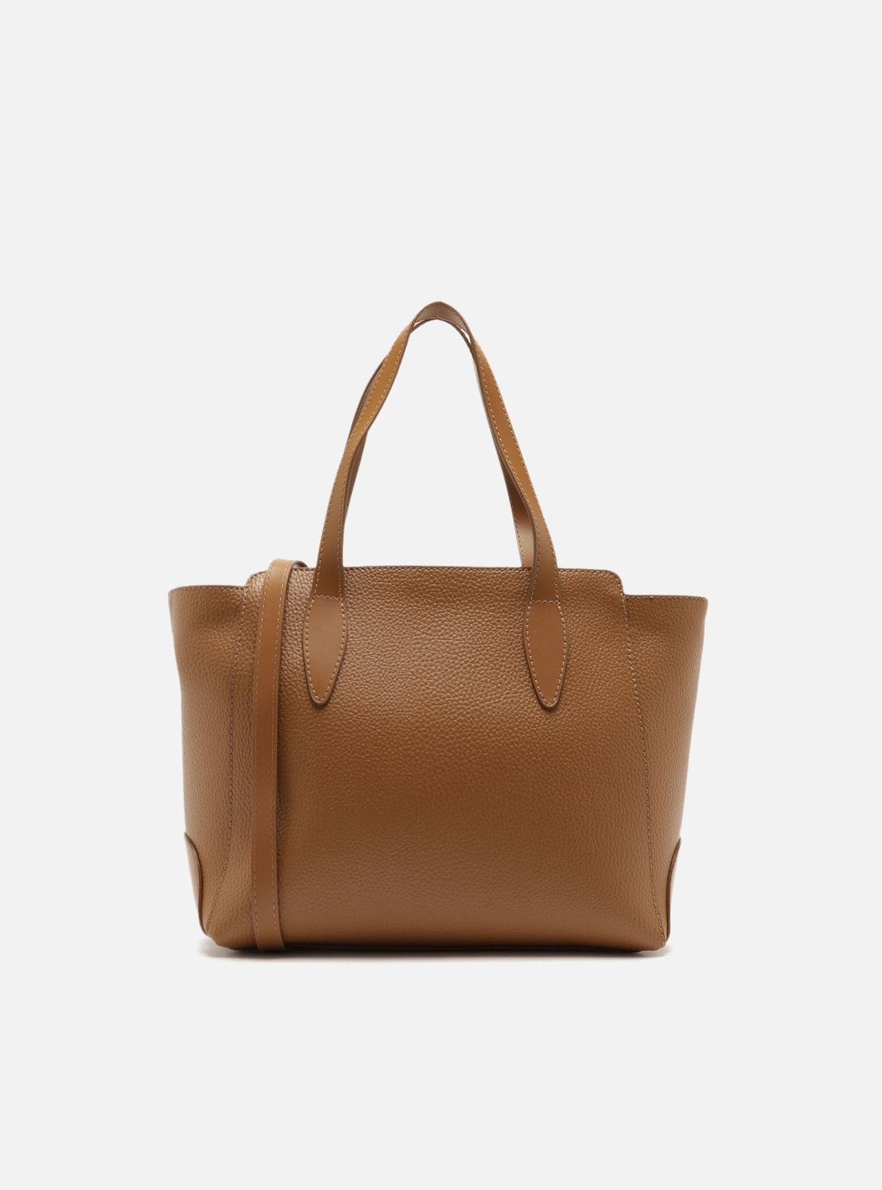 Bolsa Tote Marrom Média Metais — foto 3
