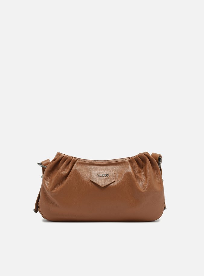 Bolsa Tiracolo Marrom Couro Média Western