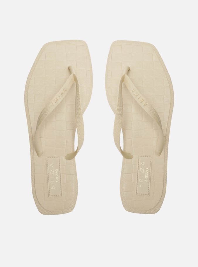Chinelo de Dedo Off-White Jelly