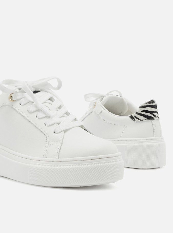 Tênis ZZ Astral Flatform Branco Animal Print