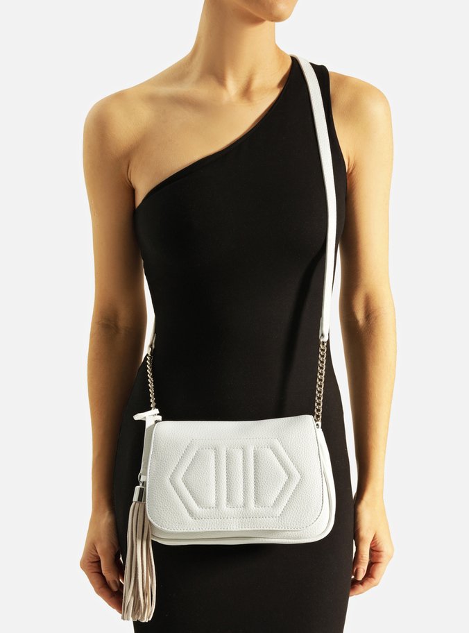Bolsa Tiracolo Branca Verona Pequena Corrente