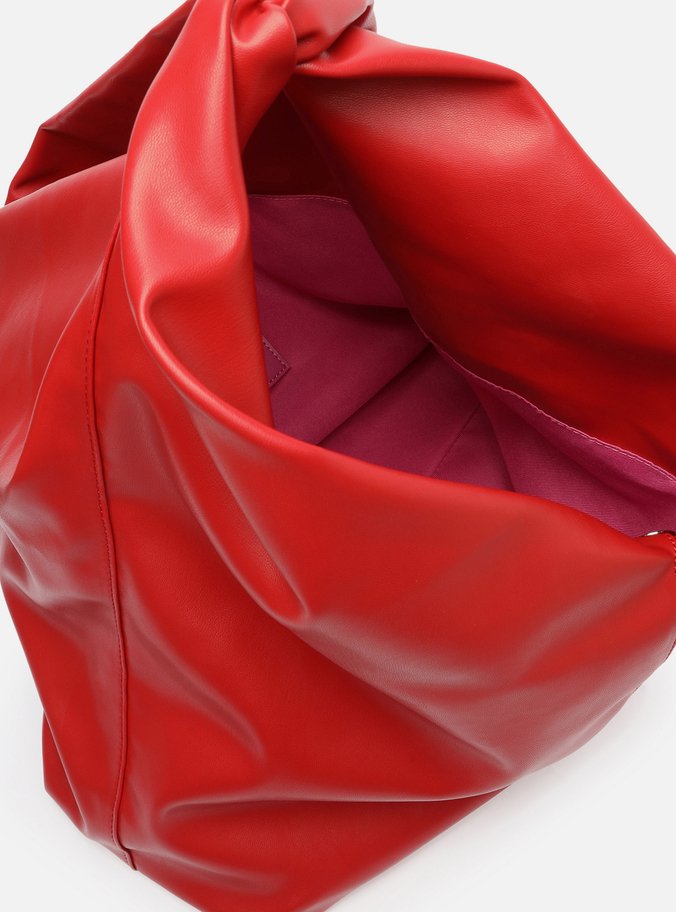 Bolsa Hobo Vermelha Grande