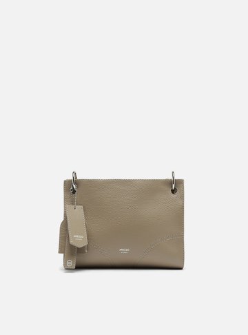Bolsa Tiracolo Cinza Pequena