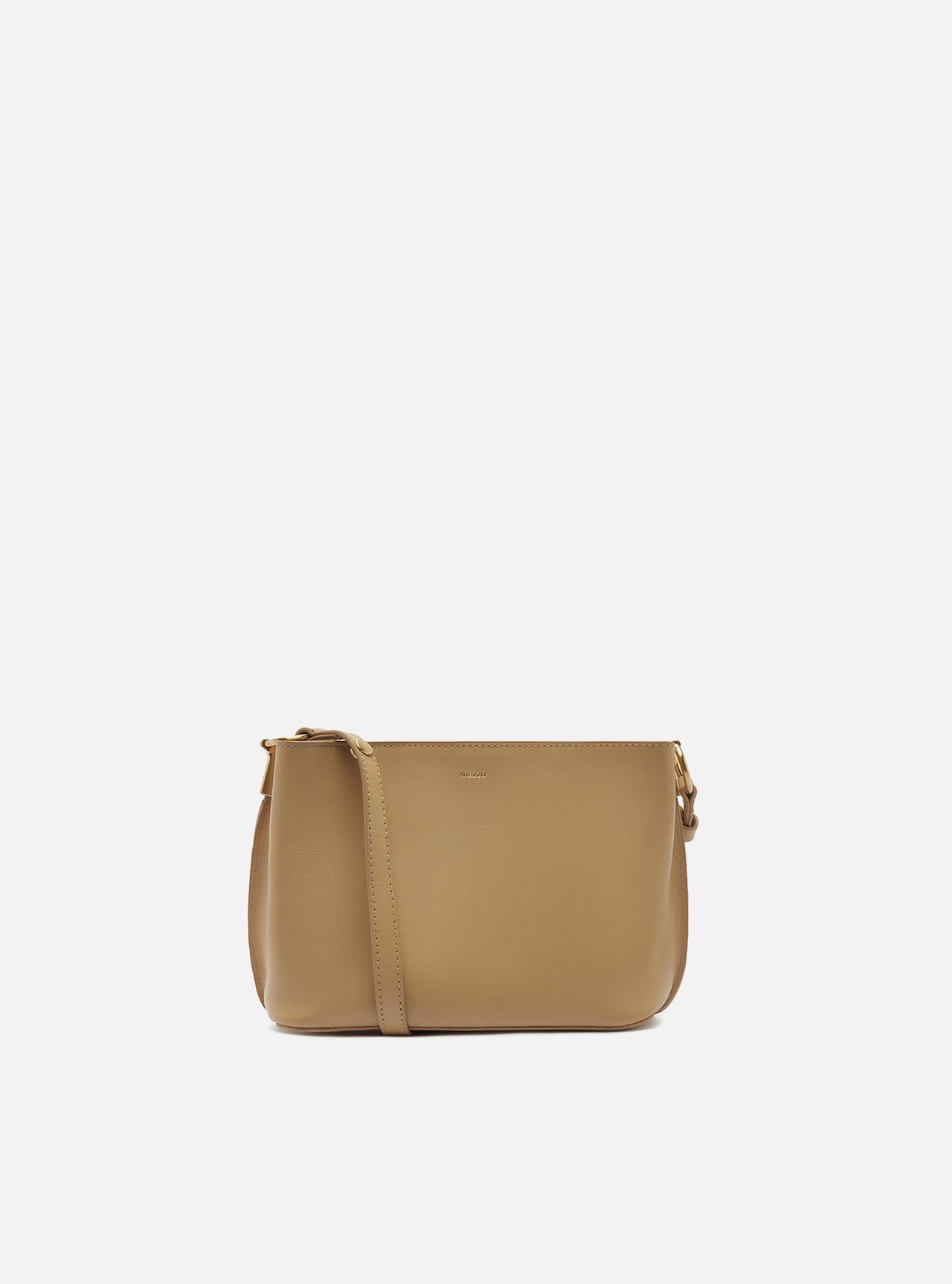 Bolsa Tiracolo Marrom Couro Helena Pequena Nó — foto 3